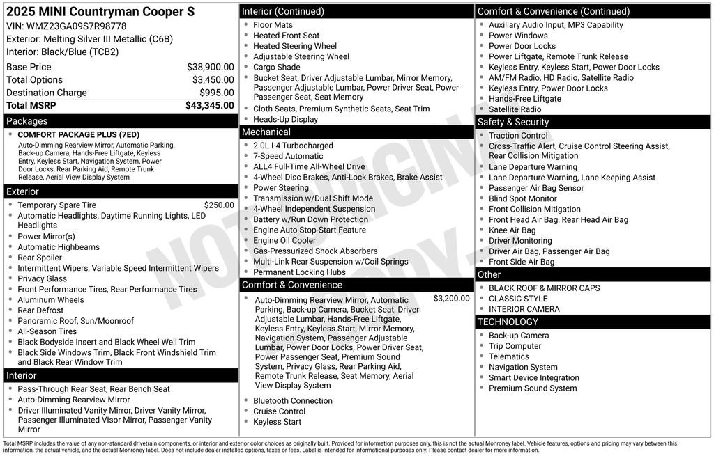 Certified 2025 MINI Cooper Countryman S image 41