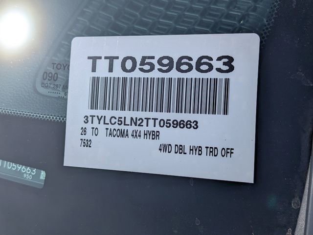 New 2026 Toyota Tacoma TRD Off-Road AWD/4WD image 22
