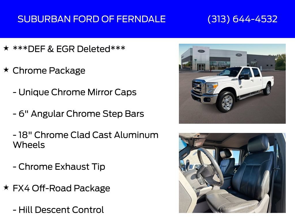 Used 2013 Ford F350 Lariat w/ Lariat Ultimate Pkg AWD/4WD image 4
