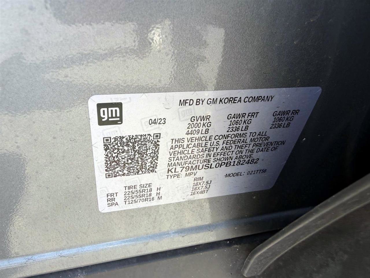 Used 2023 Chevrolet TrailBlazer RS w/ Convenience Package AWD/4WD image 15