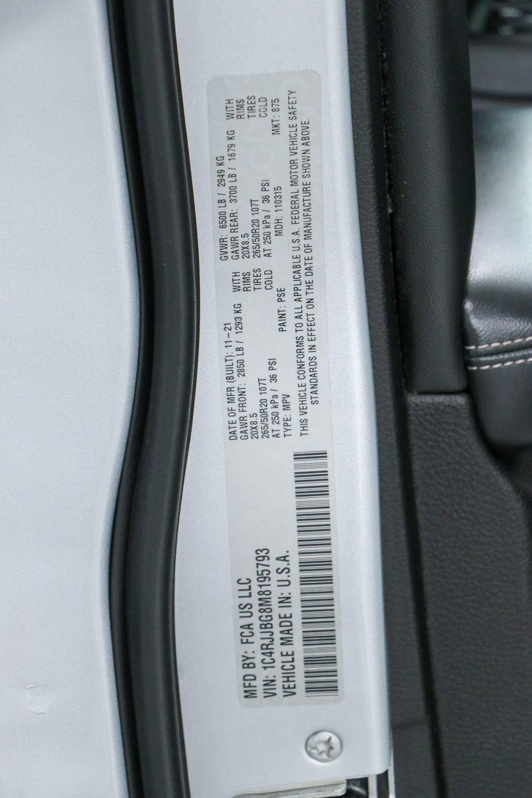 Used 2021 Jeep Grand Cherokee L Limited RWD image 34