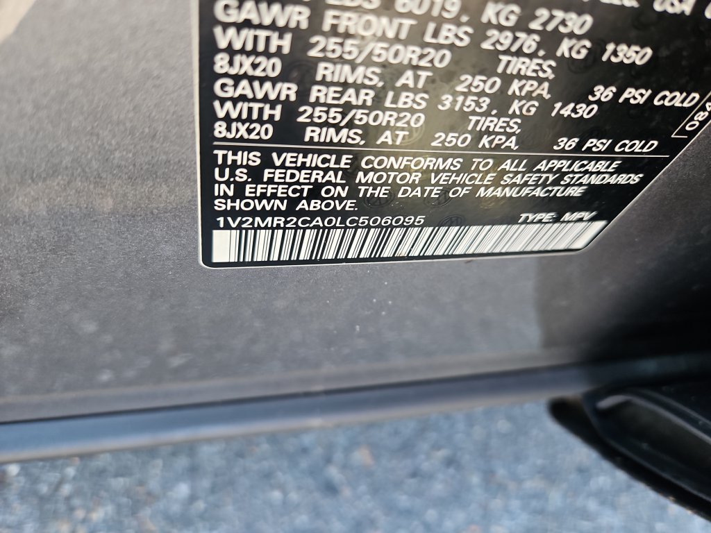 Used 2020 Volkswagen Atlas SEL AWD/4WD image 9