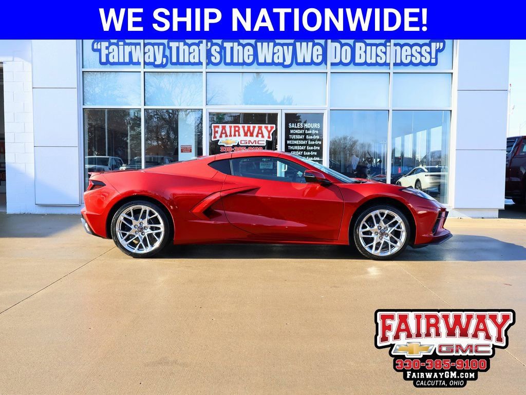 New 2026 Chevrolet Corvette Stingray Preferred Cpe w/ Chrome Exterior Badge Package image 1