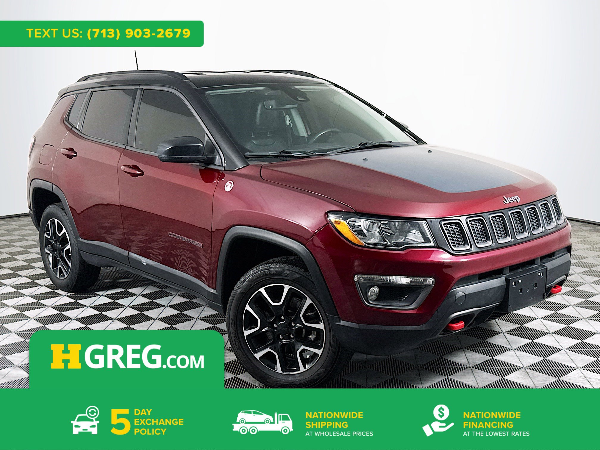 Used 2021 Jeep Compass Trailhawk AWD/4WD image 1