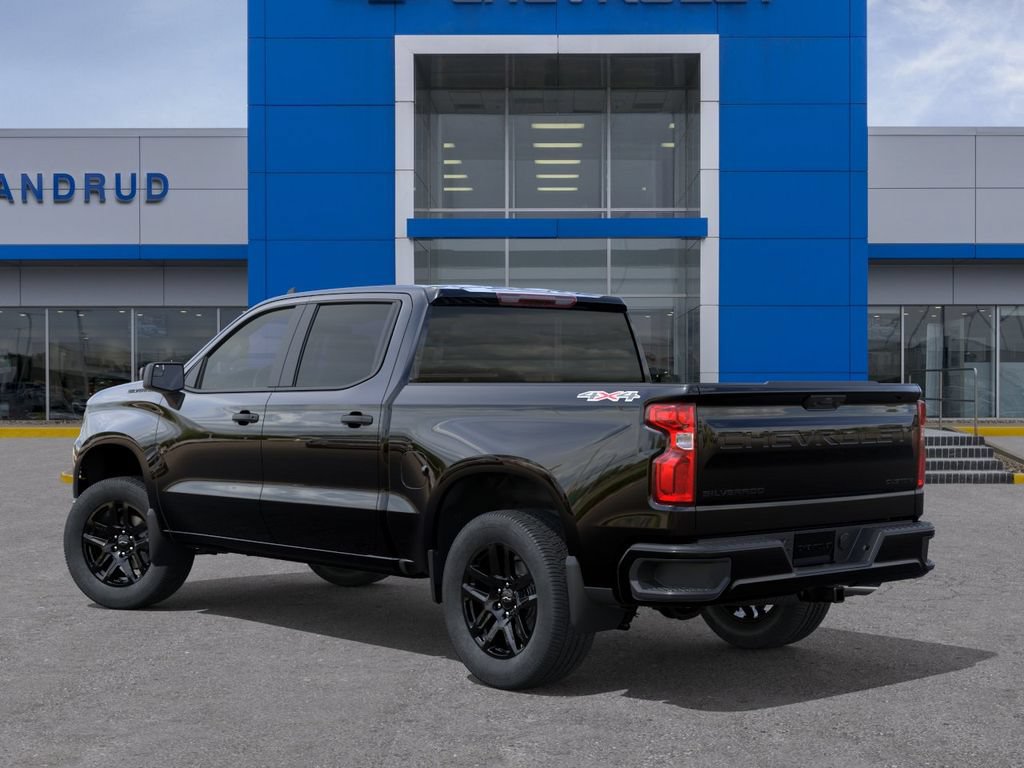 New 2026 Chevrolet Silverado 1500 Custom w/ LPO, Dark Essentials Package AWD/4WD image 3
