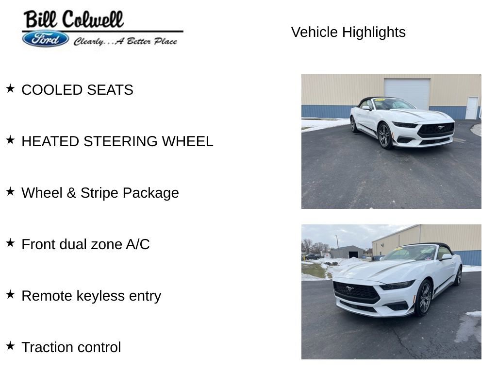 Used 2025 Ford Mustang Premium w/ Wheel & Stripe Package image 21