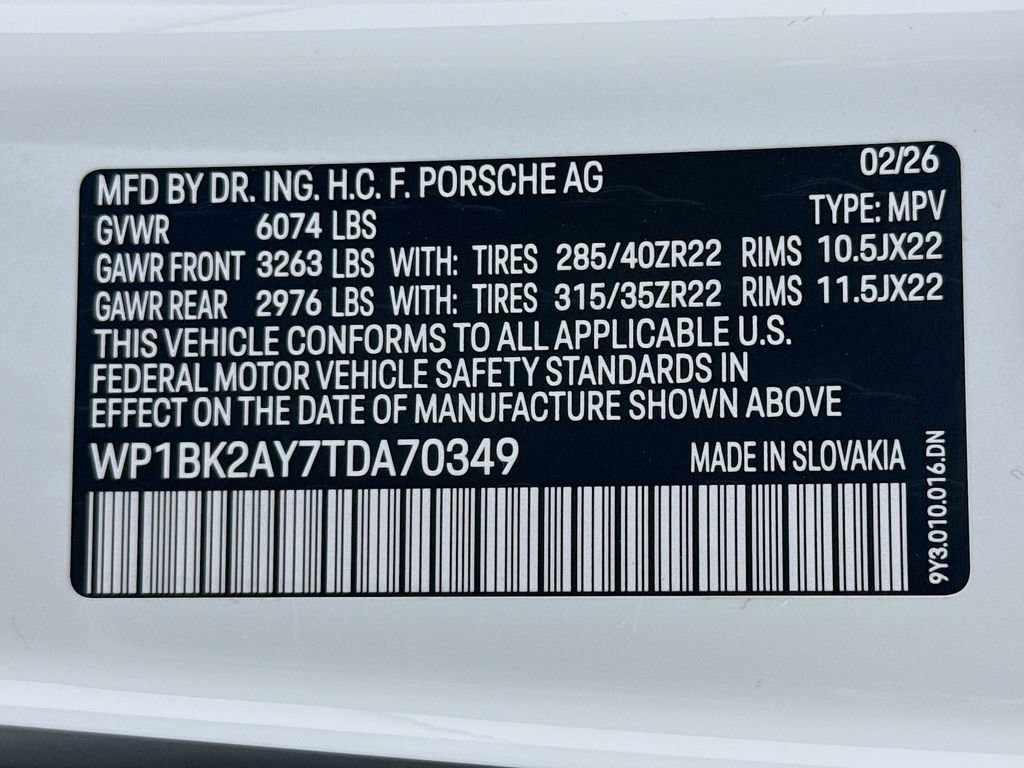 Certified 2026 Porsche Cayenne Turbo GT AWD/4WD image 37