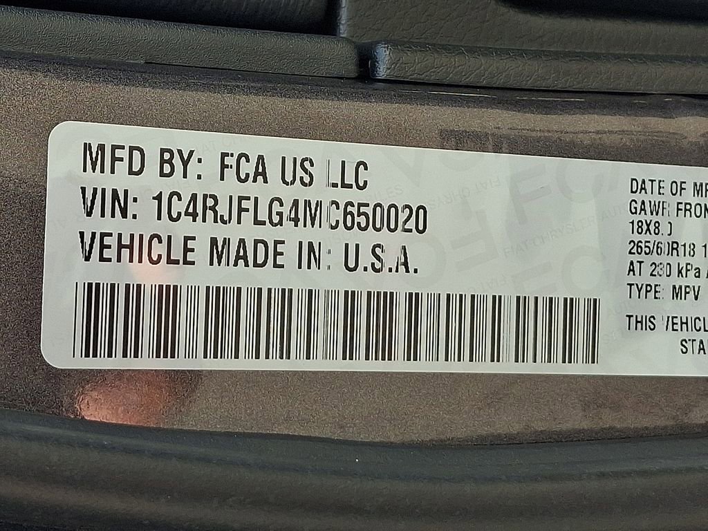 Used 2021 Jeep Grand Cherokee Trailhawk AWD/4WD image 27