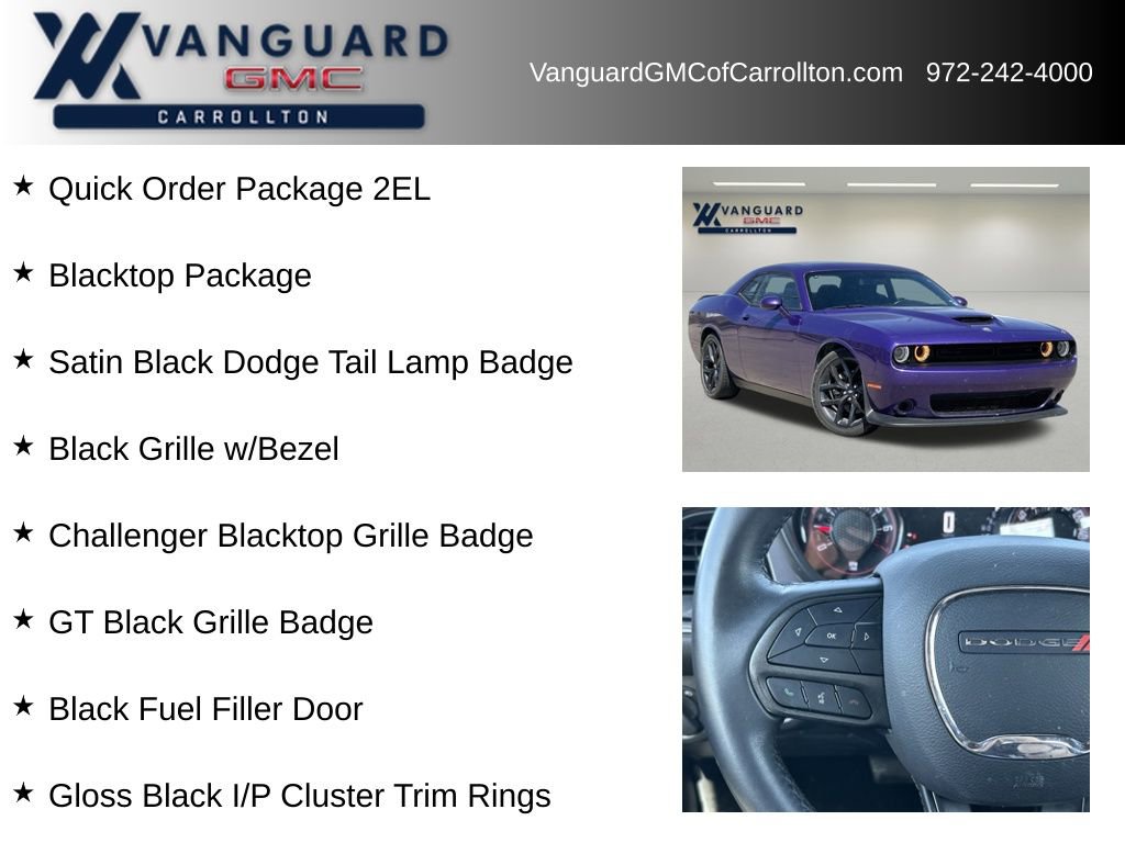 Used 2023 Dodge Challenger GT w/ Blacktop Package image 6