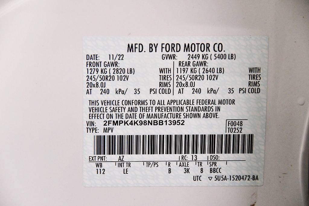 Used 2022 Ford Edge Titanium AWD/4WD image 18