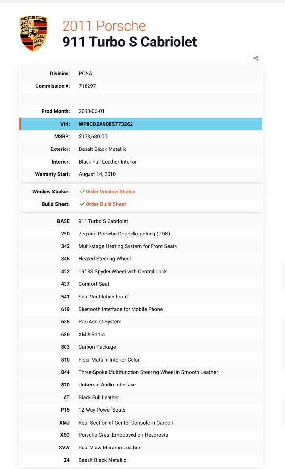 Used 2011 Porsche 911 Turbo S image 3