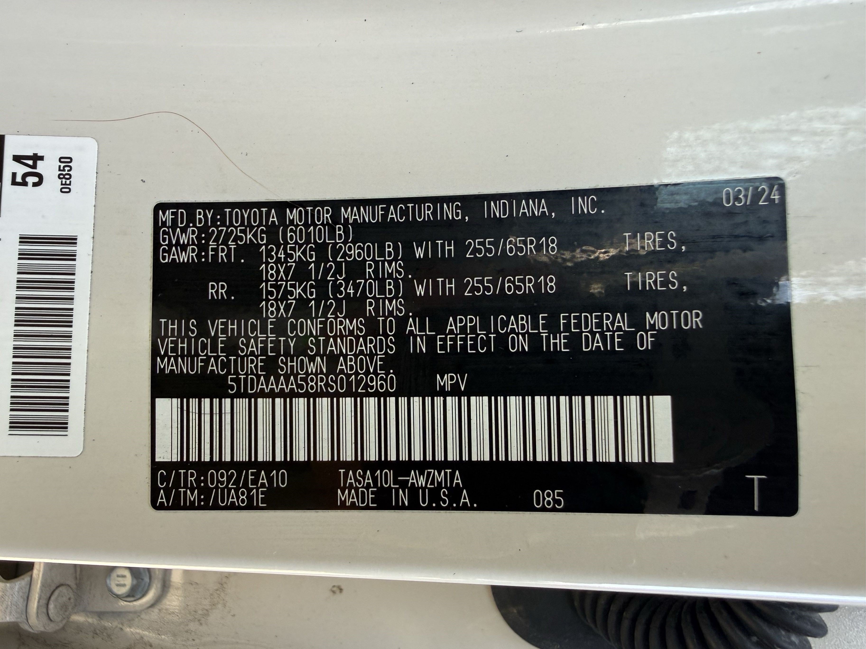 Used 2024 Toyota Grand Highlander FWD image 39