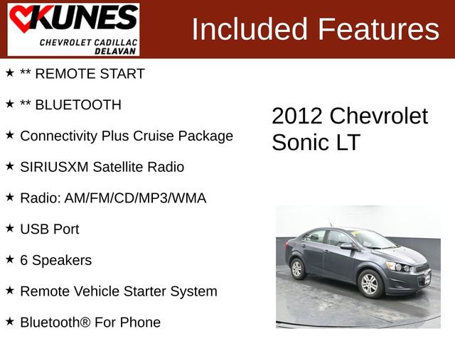 Used 2012 Chevrolet Sonic LT image 3