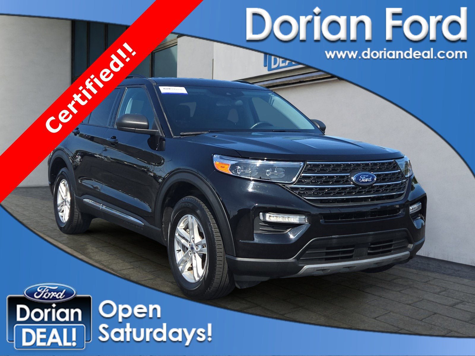 Certified 2023 Ford Explorer XLT w/ Equipment Group 202A AWD/4WD image 1