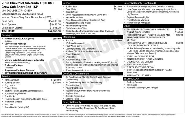 Used 2023 Chevrolet Silverado 1500 RST w/ Protection Package AWD/4WD image 26