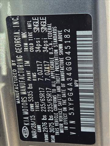 Used 2016 Kia Sorento LX w/ LX Convenience Package image 16