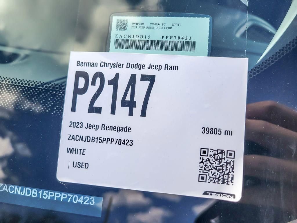 Used 2023 Jeep Renegade Latitude image 26