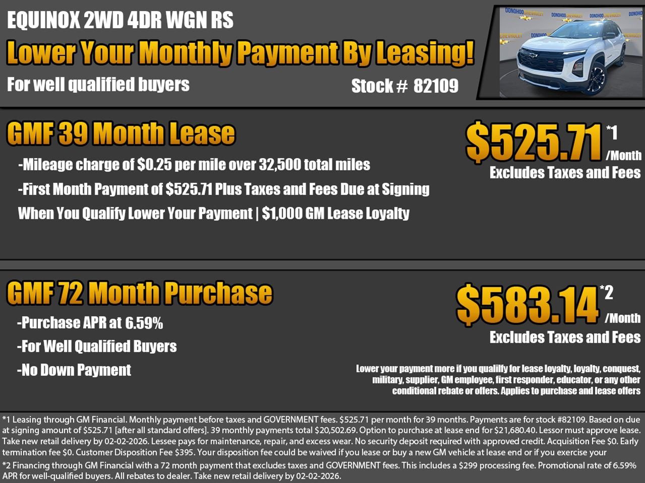 New 2026 Chevrolet Equinox RS w/ Convenience Package III image 2