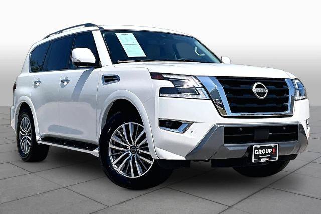 Certified 2023 Nissan Armada SL w/ Captain's Chairs Package AWD/4WD image 3