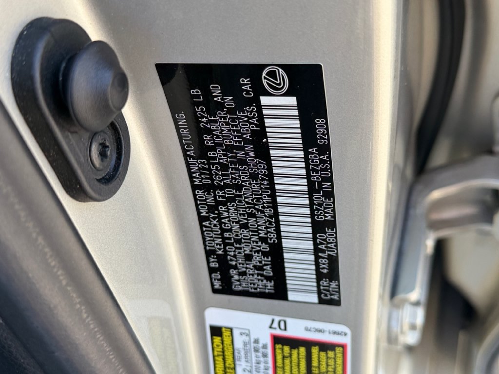 Certified 2023 Lexus ES 350 w/ Accessory Package (Z2) FWD image 28