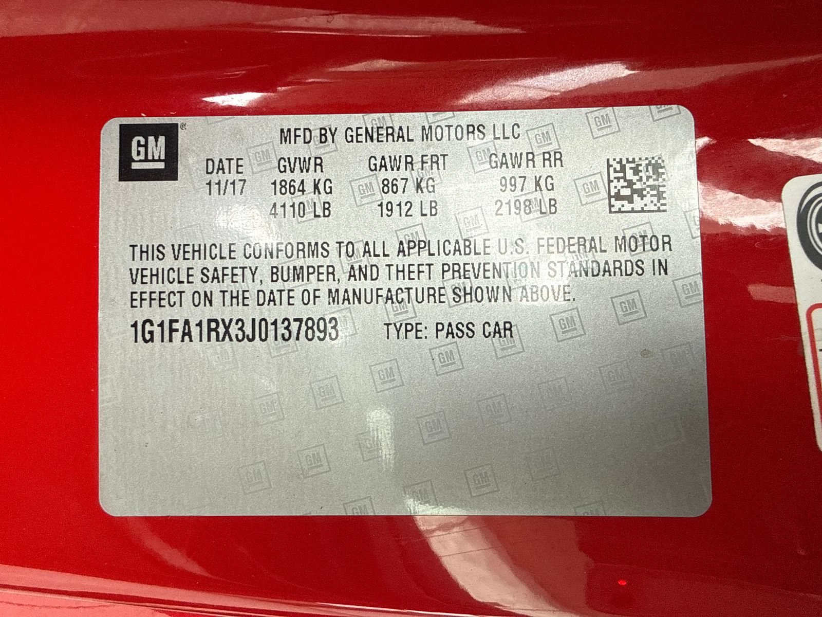 Used 2018 Chevrolet Camaro LS RWD image 48