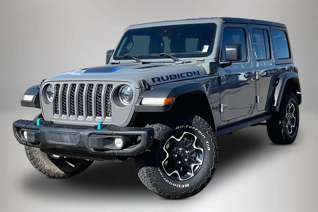 Used 2023 Jeep Wrangler Unlimited Rubicon 4xe w/ Steel Bumper Group AWD/4WD image 3