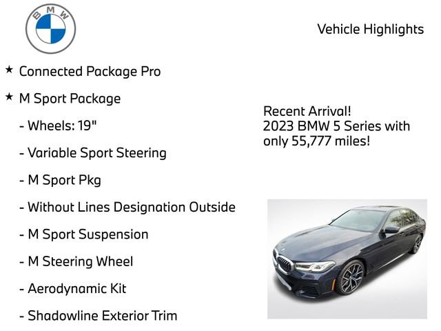 Certified 2023 BMW 540i xDrive w/ M Sport Package image 4