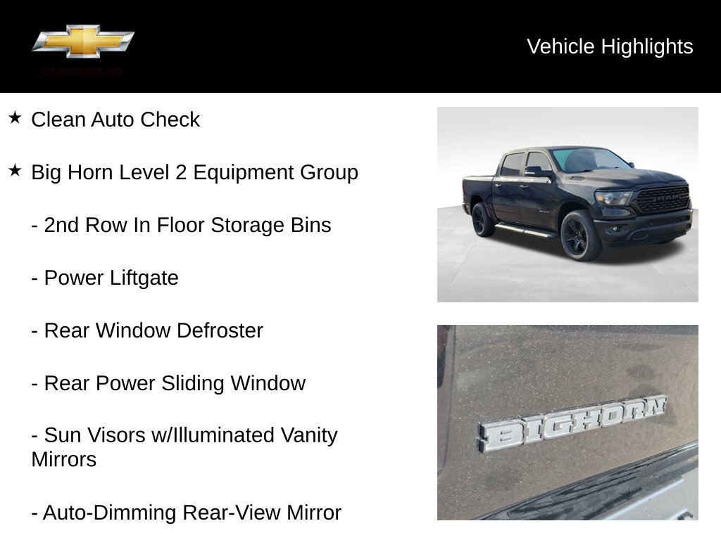 Used 2022 RAM 1500 Big Horn AWD/4WD image 18
