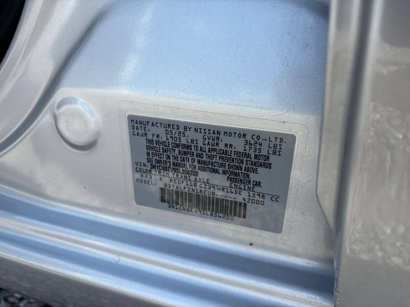 Used 2025 Nissan Versa SV FWD image 26