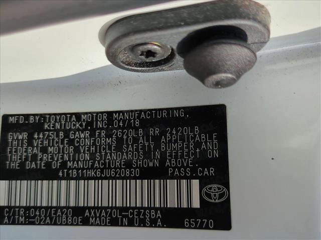 Used 2018 Toyota Camry SE FWD image 15