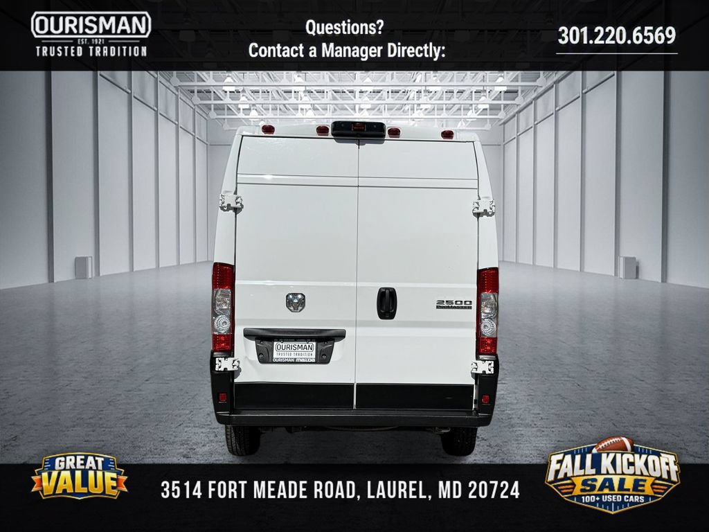 Used 2025 RAM ProMaster 2500 w/ Convenience Group FWD image 5