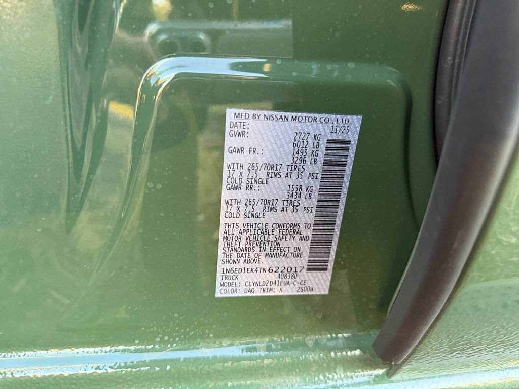 New 2026 Nissan Frontier PRO-4X w/ Pro-4x Convenience Package image 37