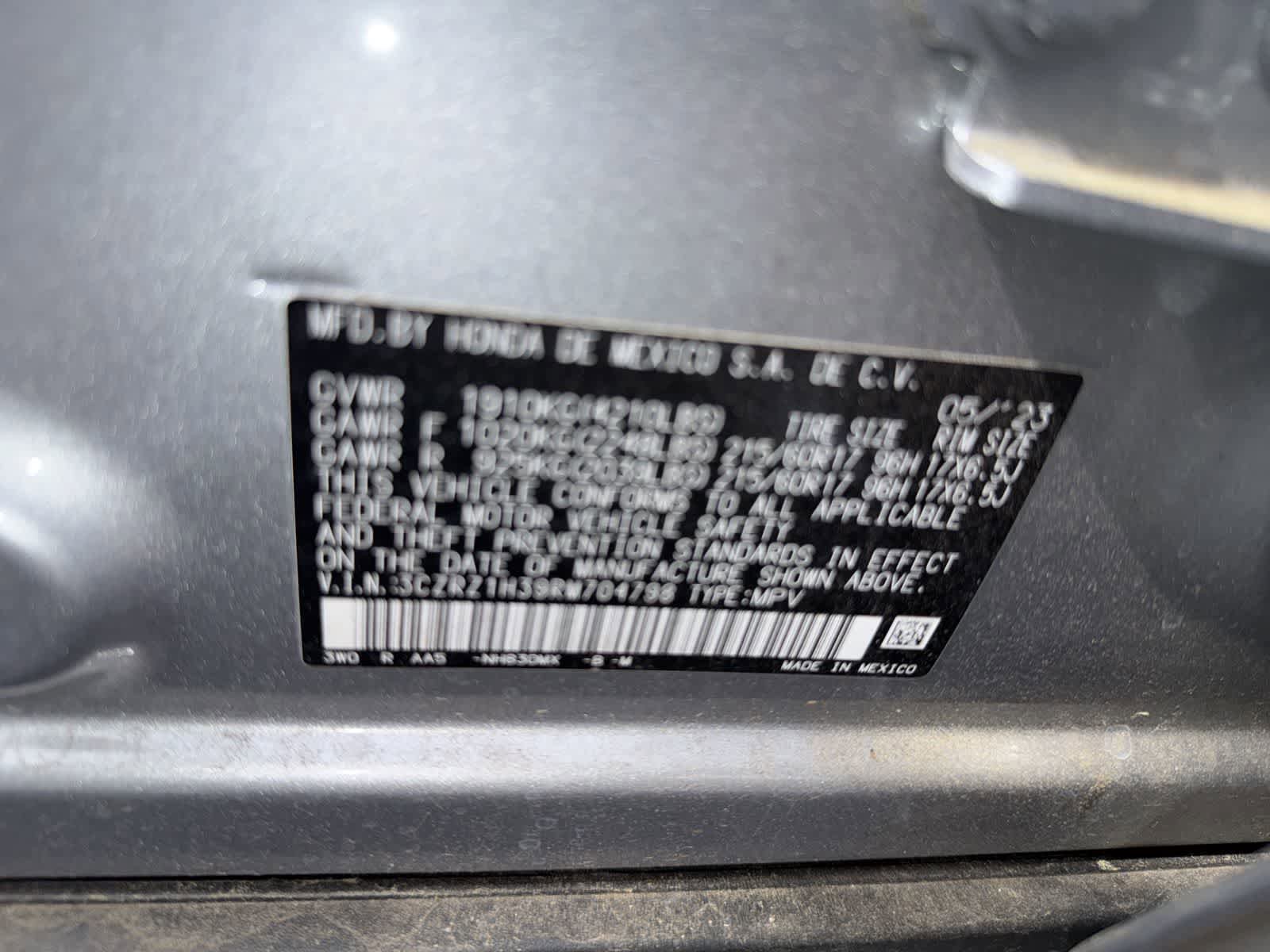Used 2024 Honda HR-V LX image 18