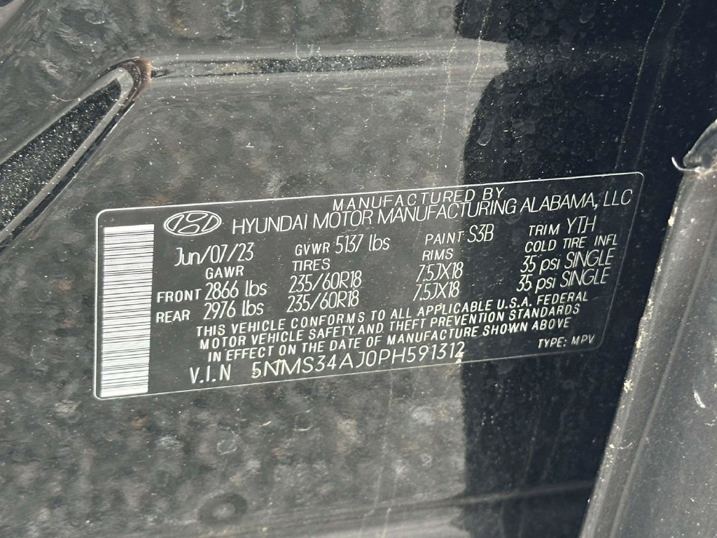 Certified 2023 Hyundai Santa Fe SEL w/ Premium Package FWD image 12
