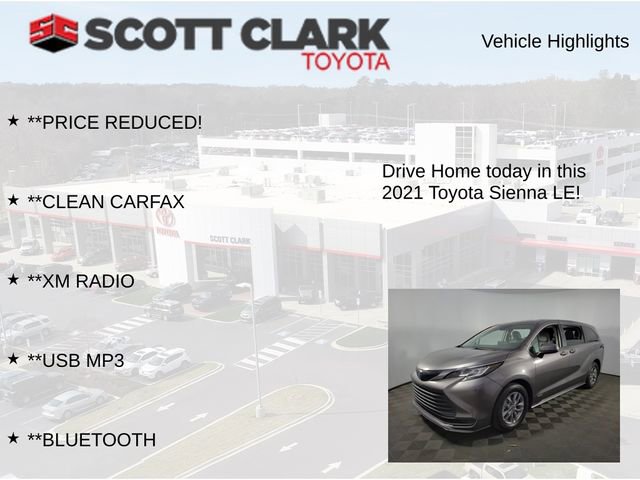 Used 2021 Toyota Sienna LE FWD image 7