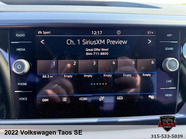 Used 2022 Volkswagen Taos SE w/ Panoramic Sunroof Package image 15