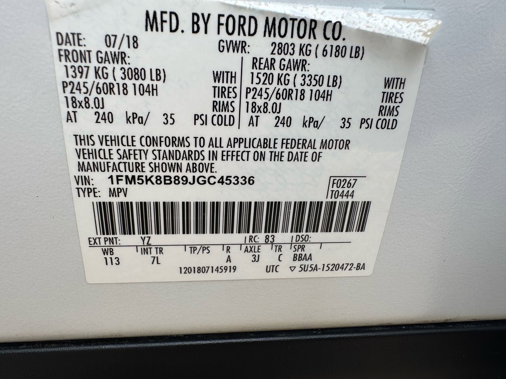 Used 2018 Ford Explorer 4WD image 37