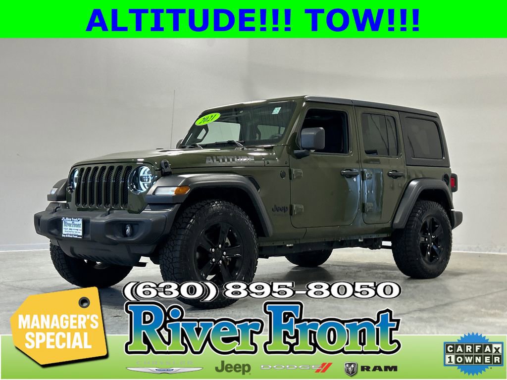 Used 2021 Jeep Wrangler Unlimited Sport image 1