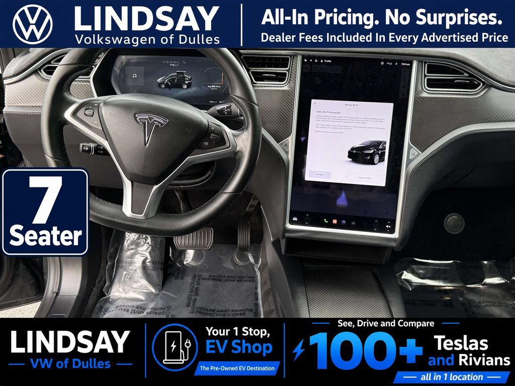 Used 2017 Tesla Model X 75D AWD/4WD image 11