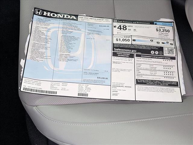 New 2026 Honda Civic Sport Touring image 19