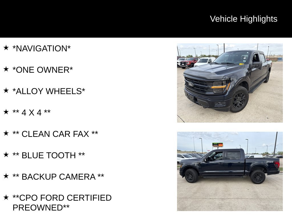 Used 2024 Ford F150 XLT w/ Equipment Group 302A MID AWD/4WD image 4