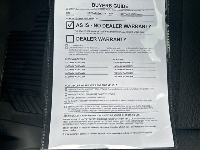 Used 2024 GMC Sierra 1500 Elevation image 27