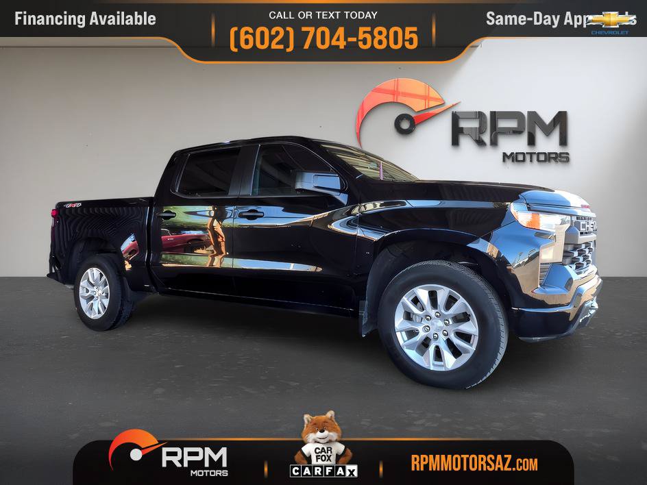 Used 2022 Chevrolet Silverado 1500 Custom w/ LPO, Dark Essentials Package AWD/4WD image 22