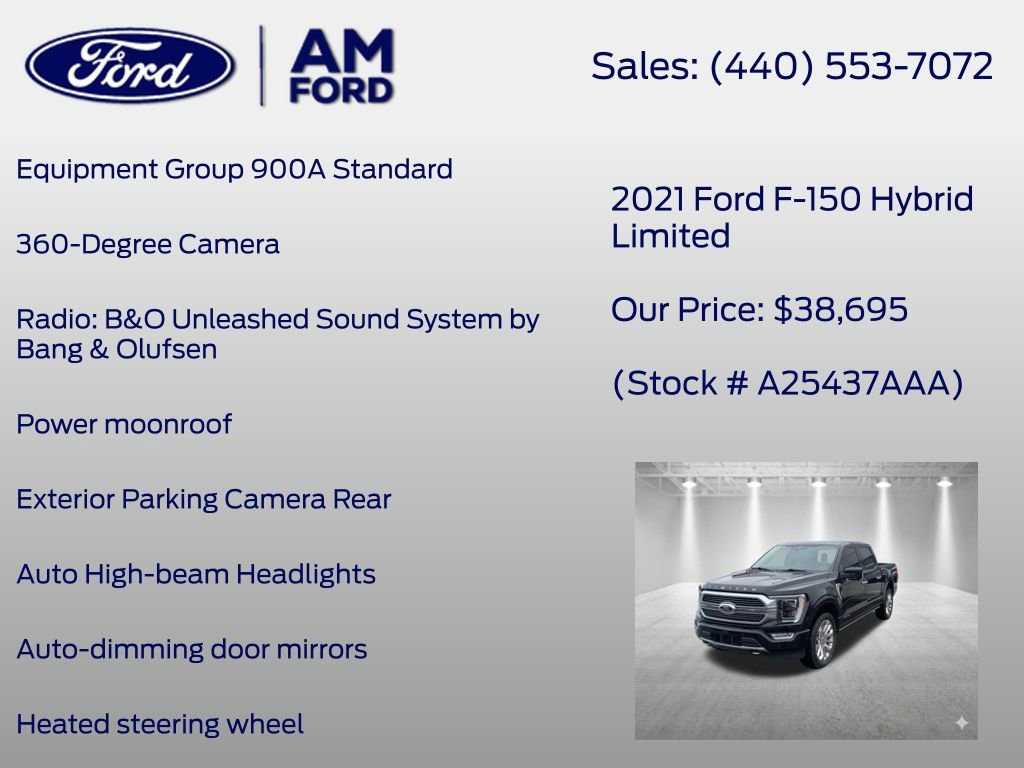 Certified 2021 Ford F150 Limited AWD/4WD image 7