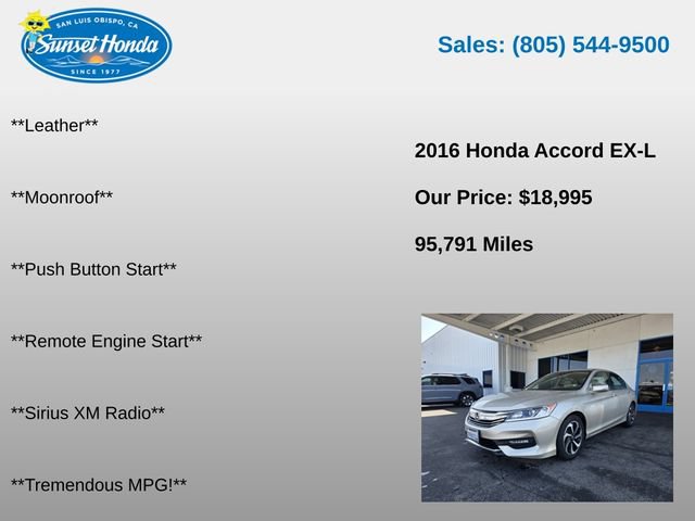 Used 2016 Honda Accord EX-L image 7
