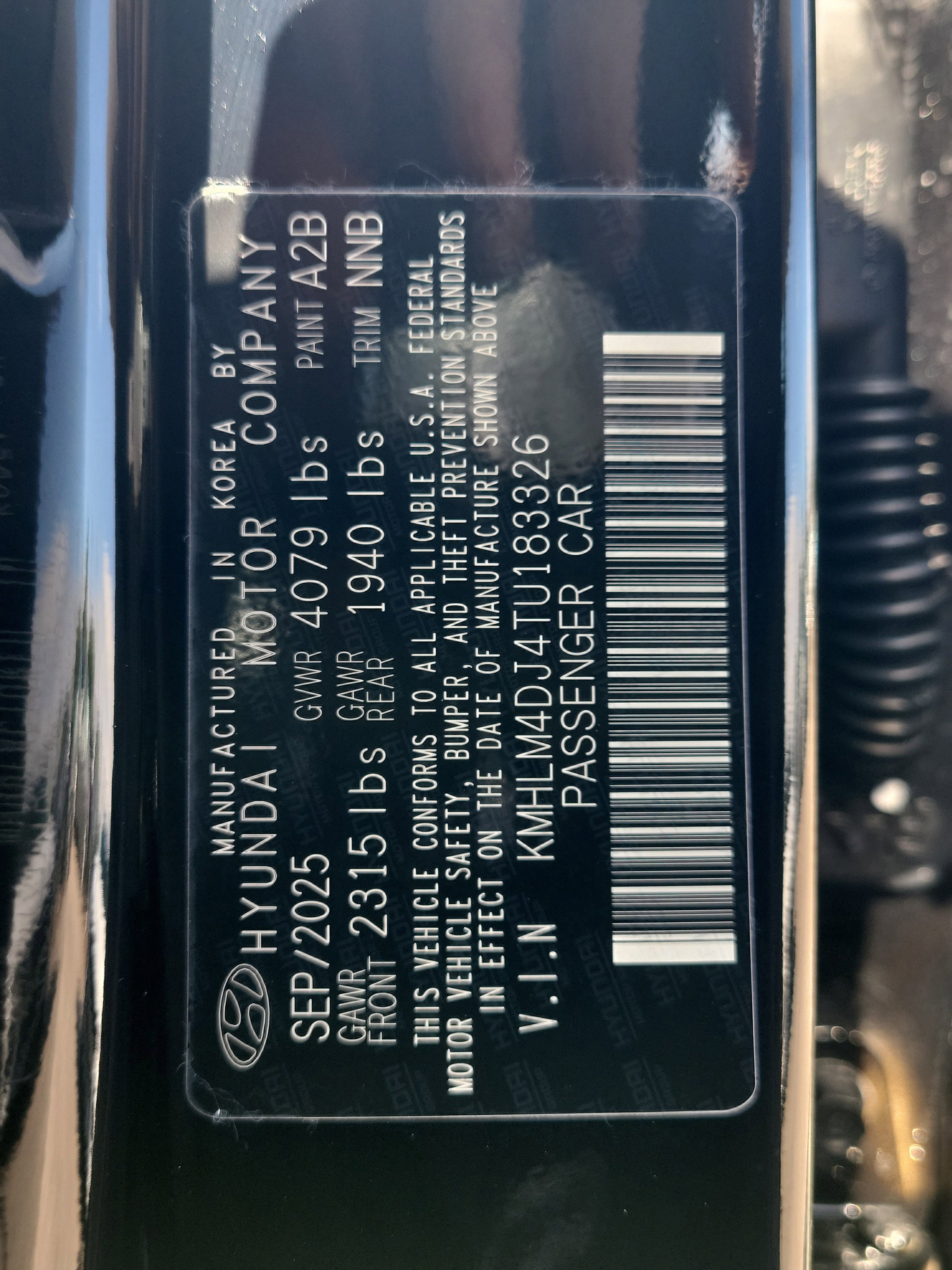 New 2026 Hyundai Elantra Blue image 30