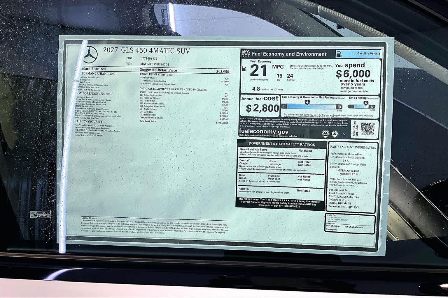 New 2027 Mercedes-Benz GLS 450 4MATIC image 18