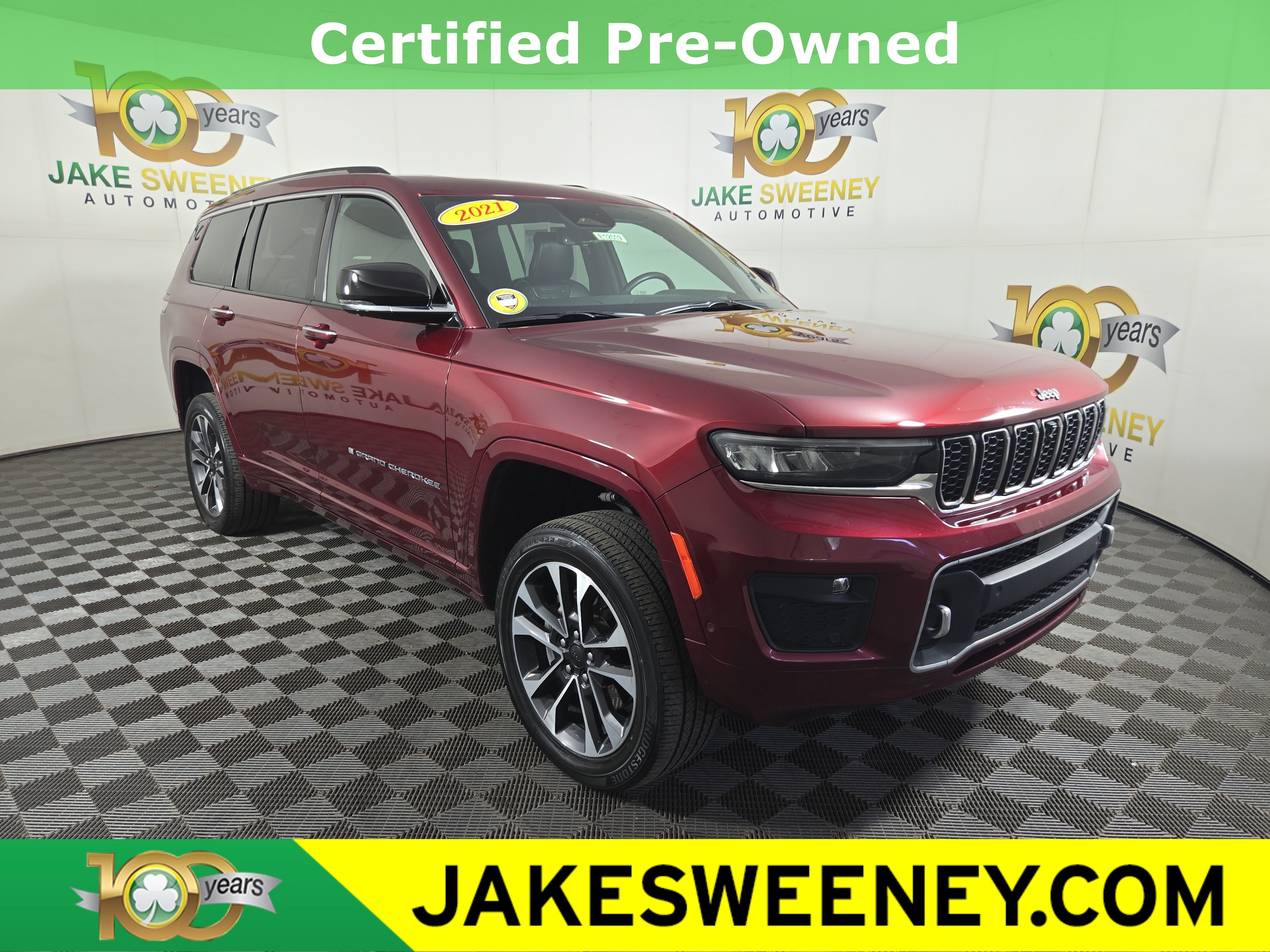 Certified 2021 Jeep Grand Cherokee L Overland w/ Advanced Protech Group III AWD/4WD image 1