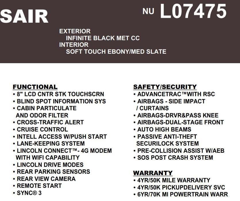 Used 2022 Lincoln Corsair FWD image 19