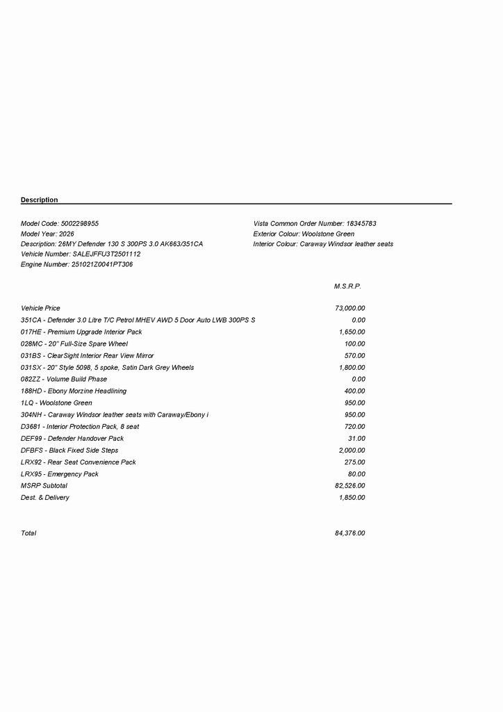 New 2026 Land Rover Defender 130 S image 4